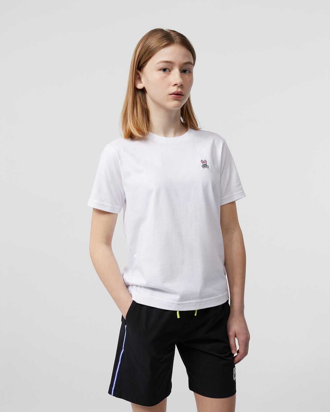 Tees Psycho Bunny Classic Crew Neck Tee Blanche Enfant | QWP-46261995